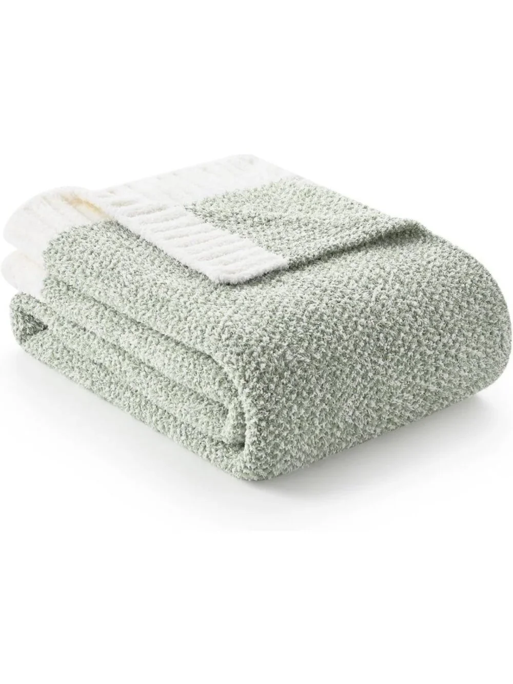 Cozy Sage Green Oversized Throw Blanket 50